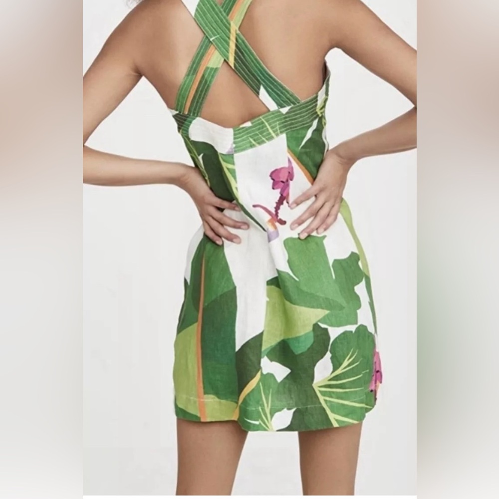 Farm Rio tropicalisitic linen minidress - Picture 2 of 13